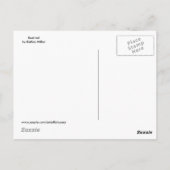 Rote Schwanz Postkarte (Rückseite)