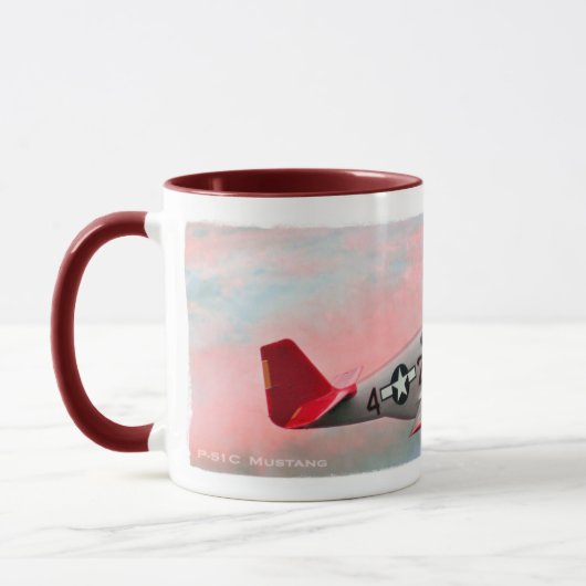 Rote Schwanz-Tasse Tasse (Links)