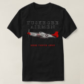 Rote Schwänze P51 T-Shirt (Design vorne)
