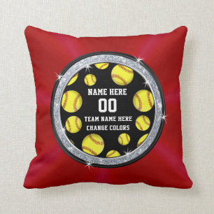 Rote Schwarz-weiße ältere Geschenke für Kissen