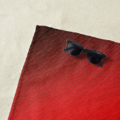 Rote schwarze Asche und Phoenix Strandtuch (Beispiel)