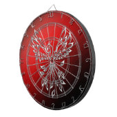 Rote Schwarze Asche und Phoenix-Verordnung Dartscheibe (Vorderseite rechts)