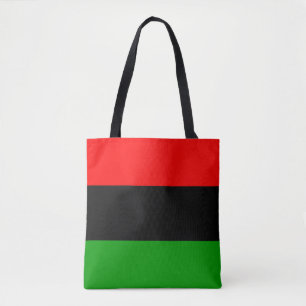 Rote, schwarze, grüne panafrikanische Flagge Tasche