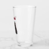 Rote Schwarze Katzen Seelenverwandte Glas (Links)