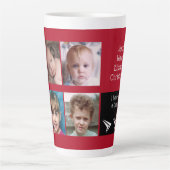 Rote schwarze Liebe als Großmutter mit Fotos Milchtasse (Vorderseite)