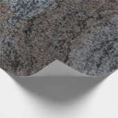 Rote schwarze Steinbeschaffenheit des Granits Geschenkpapier (Ecke)