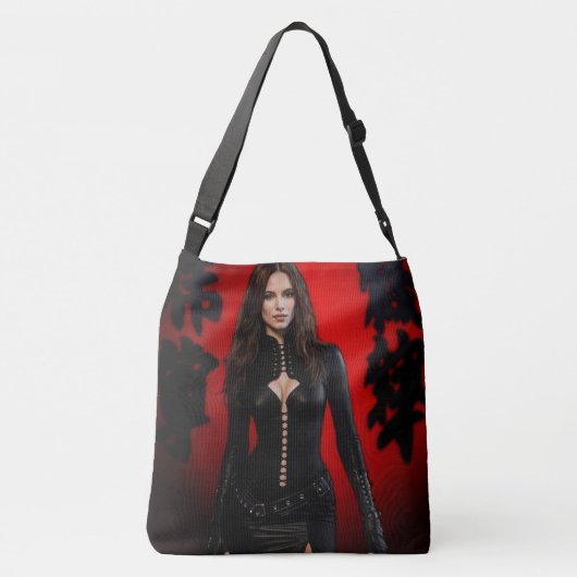 Rote Schwarze Tasche (Rückseite)