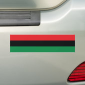 Rote, schwarze und grüne Flagge Autoaufkleber (Auf Auto)
