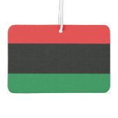 Rote, Schwarze und Grüne Flagge Autolufterfrischer (Rückseite)