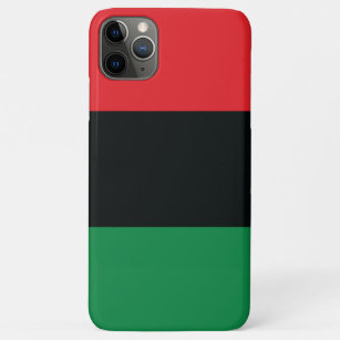 Rote, schwarze und grüne Flagge Case-Mate iPhone Hülle