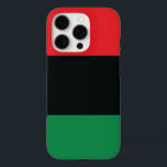 Rote, Schwarze und Grüne Flagge iPhone 16 Pro Hülle<br><div class="desc">Die 3 panafrikanischen Farben auf der Fahne repräsentieren: rot: das Blut, das alle Menschen der schwarzen afrikanischen Herkunft vereint und zur Befreiung vergießt; SCHWARZ: Schwarze Menschen, deren Existenz als Nation, wenn auch nicht als Nation-Staat, durch die Existenz der Fahne bestätigt wird; und GRÜNE: der üppige natürliche Reichtum Afrikas. Vintage Alte...</div>