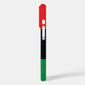 Rote, Schwarze und Grüne Flagge Case-Mate iPhone Hülle (Rückseite / Links)