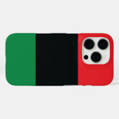 Rote, Schwarze und Grüne Flagge Case-Mate iPhone Hülle (Rückseite (Horizontal))