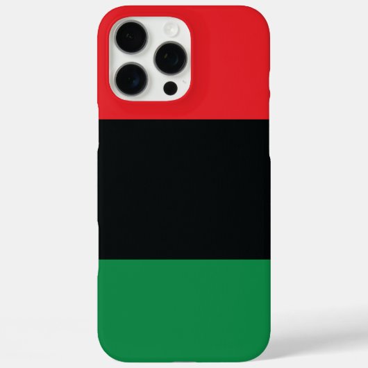 Rote, Schwarze und Grüne Flagge Case-Mate iPhone Hülle (Rückseite)