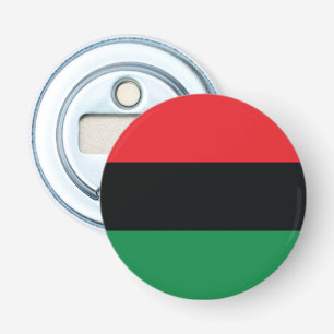 Rote, Schwarze und Grüne Flagge Flaschenöffner