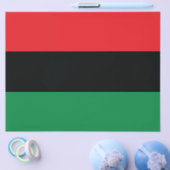 Rote, Schwarze und Grüne Flagge Flyer (Einzeln)