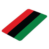 Rote, Schwarze und Grüne Flagge Magnet (Linke Seite)