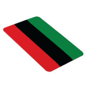 Rote, Schwarze und Grüne Flagge Magnet (Rechte Seite)