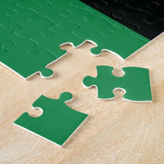 Rote, Schwarze und Grüne Flagge Puzzle (Seite)