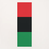 Rote, Schwarze und Grüne Flagge Yogamatte (Vorderseite)