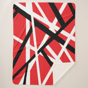 Rote, schwarze und weiße Grafik   Sherpadecke
