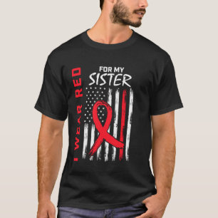 Rote Schwester Herzkrankheit Bewusstseinsprodukte T-Shirt