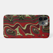 Rote Scramble Case-Mate iPhone Hülle (Rückseite (Horizontal))