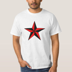 Rote Seestern-Gewohnheits-Shirts T-Shirt