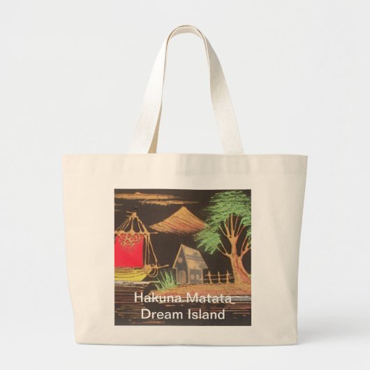 Rote Segelboote Landschaft Ölgemälde Kunst drucken Jumbo Stoffbeutel (Vorne)