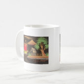 Rote Segelboote Landschaft Ölgemälde Kunst drucken Kaffeetasse (Vorderseite Links)