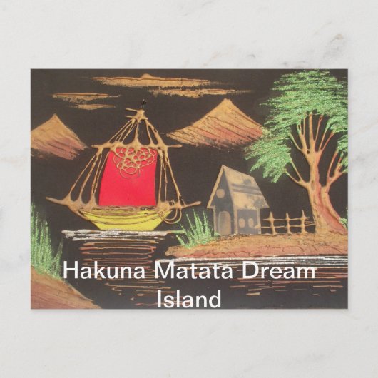 Rote Segelboote Landschaft Ölgemälde Kunst drucken Postkarte (Vorderseite)