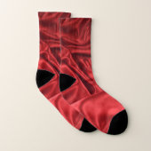 Rote Seide Socken (Paar)