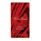 Rote Seidenweinmarke (Vorne)