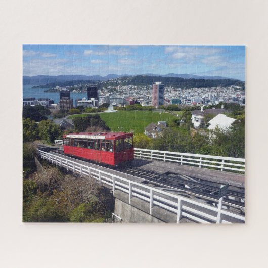 Rote Seilbahn Puzzle (Horizontal)