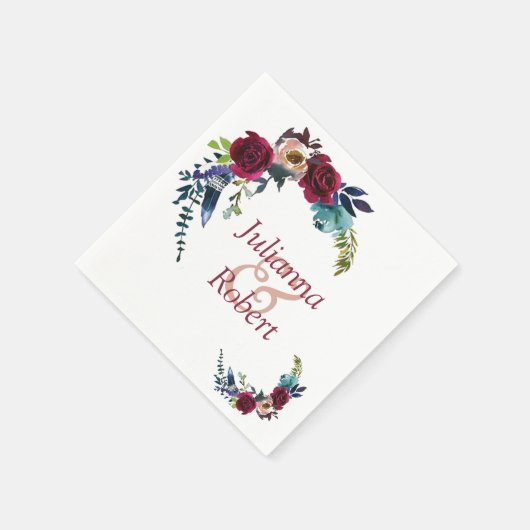 Rote Servietten (Ecke)