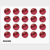 Rote Shiny Wrapping Paper Cards und Aufkleber (Blatt)