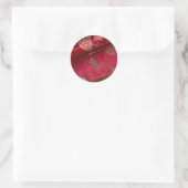 Rote Shiny Wrapping Paper Cards und Aufkleber (Tasche)