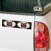 Rote Shisa Paare Autoaufkleber (Auf Lkw)