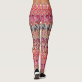 Rote Shred Switchback-Leggings Leggings (Rückseite)