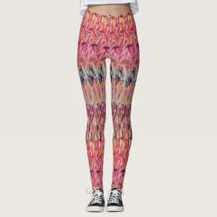 Rote Shred Switchback-Leggings Leggings