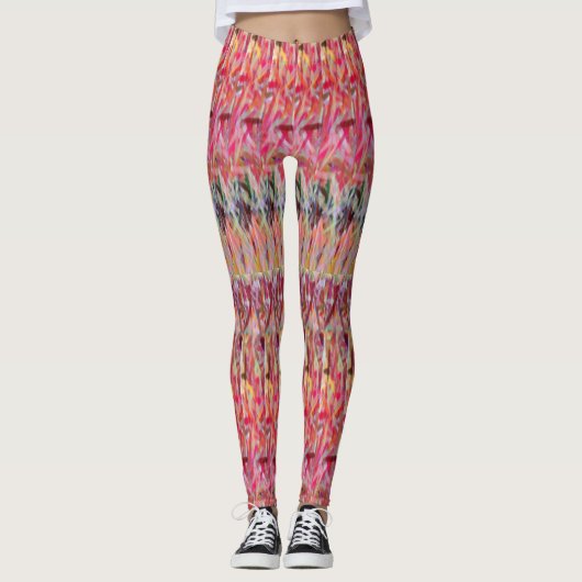 Rote Shred Switchback-Leggings Leggings (Vorderseite)