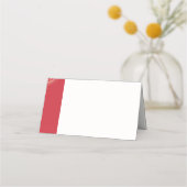 Rote Sitzkarte, Caroline Wedding Collection Platzkarte (Rückseite)