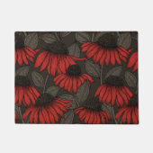 Rote Sitzmöbel in Braun Fußmatte (Vorderseite)