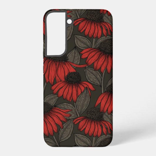 Rote Sitzmöbel in Braun Samsung Galaxy Hülle (Rückseite)