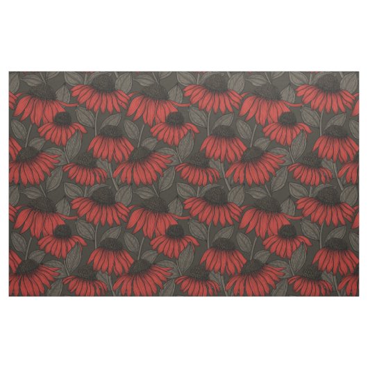 Rote Sitzmöbel in Braun Stoff (Fat Quarter (45,7 x 55,9 cm))