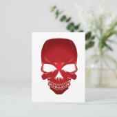 Rote Skulptur Postkarte (Stehend Vorderseite)