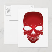 Rote Skulptur Postkarte (Vorne/Hinten)