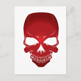 Rote Skulptur Postkarte