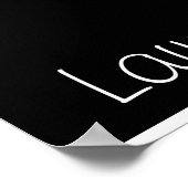 Rote Socke Poster (Ecke)