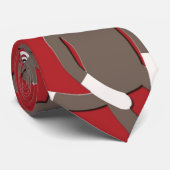 Rote Socken-Affe-Krawatte Krawatte (Gerollt)